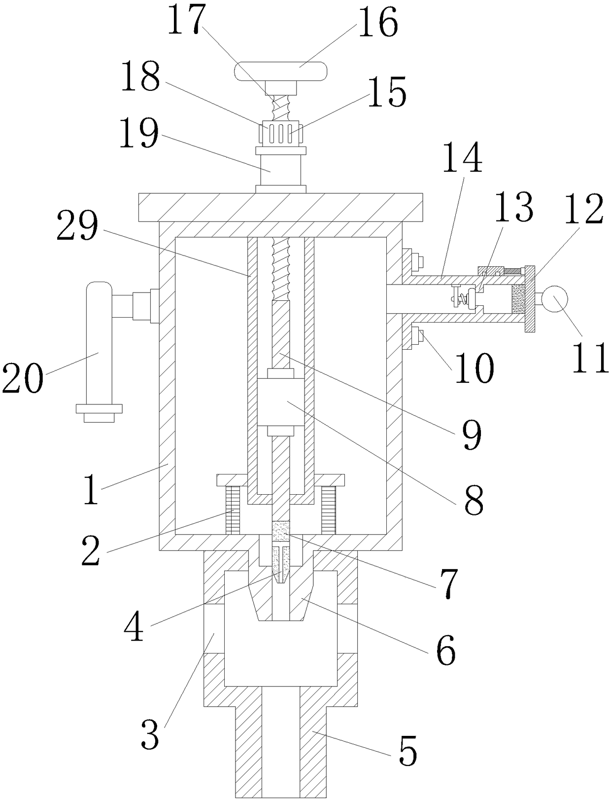 Machined part surface oil coating device