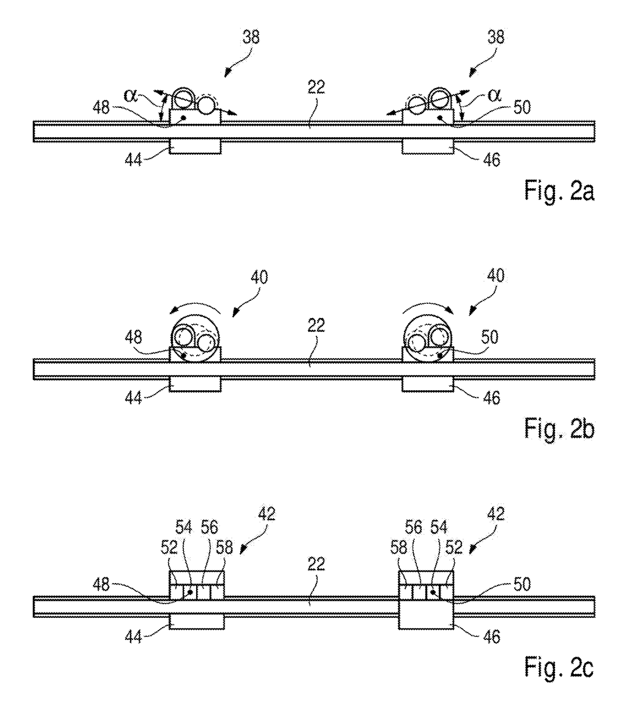 Transverse leaf spring arrangement of a chassis axle of a motor vehicle