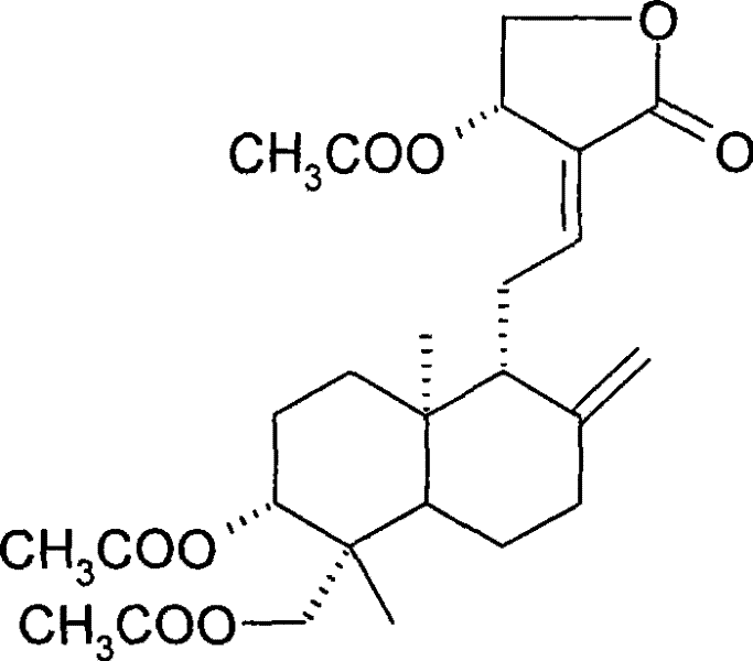 Medical use of triacetyl andrographolide as proinflammatory cytokine inhibitor