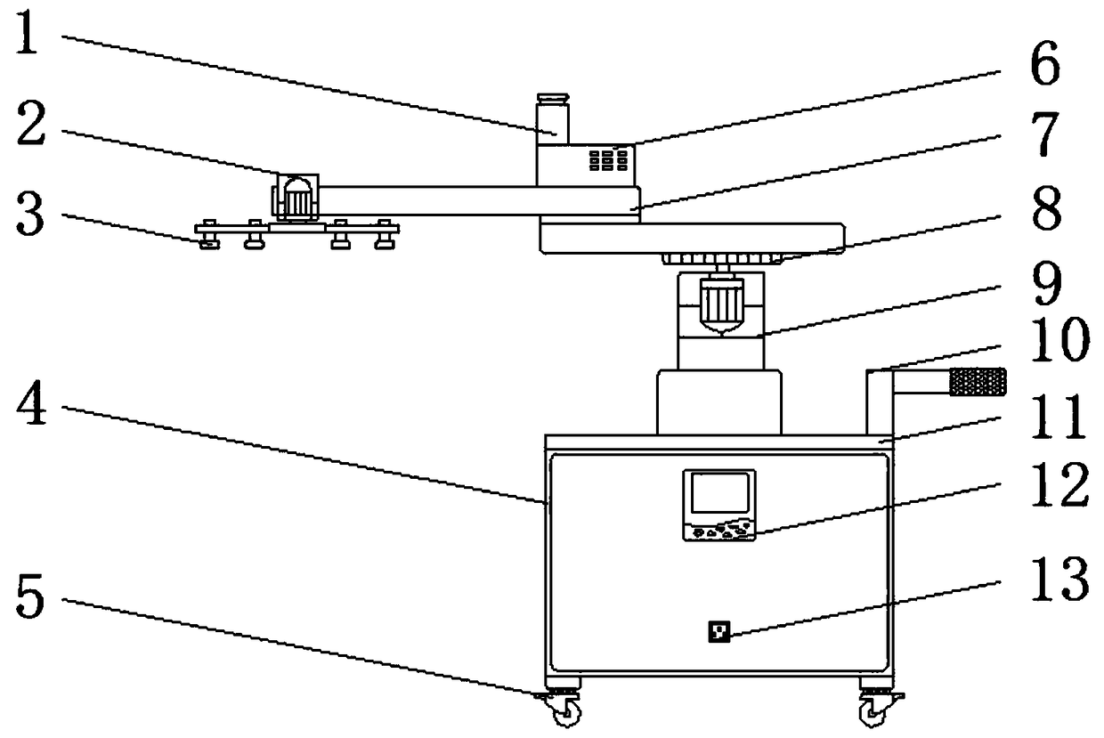 Automatic feeding device for stamping manufacturing process