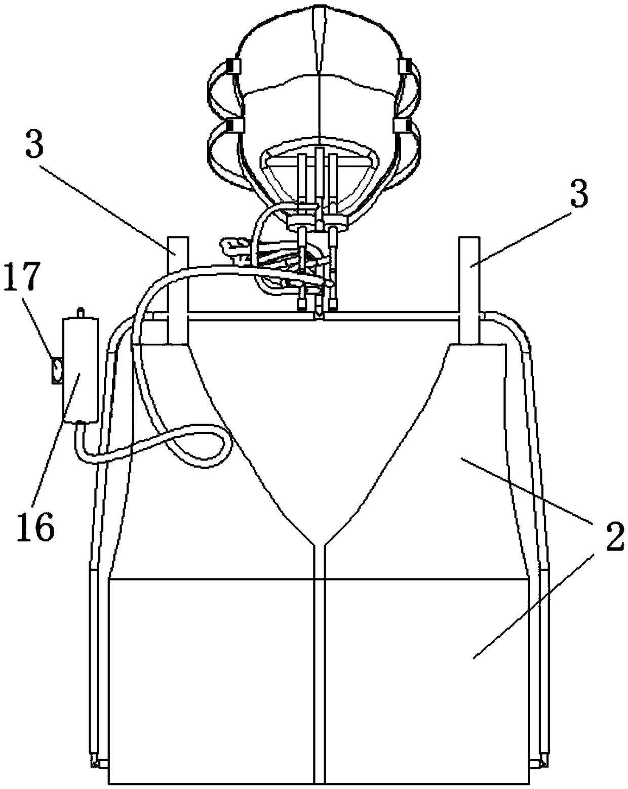 Life jacket supporting breathing and water drinking functions