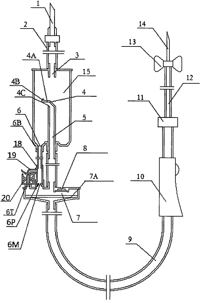 Automatic exhausting and stopping infusion device with metal micro-flow controller