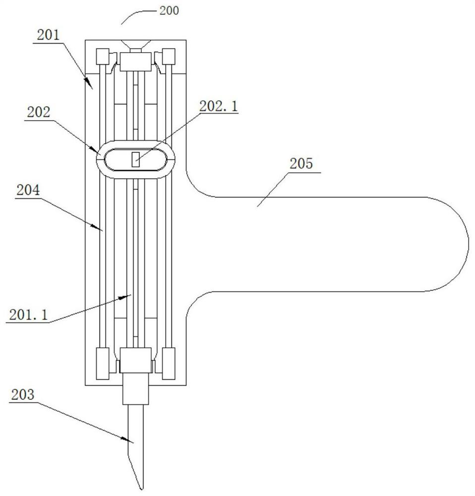 Pace-making lead and implanting device and implanting method thereof