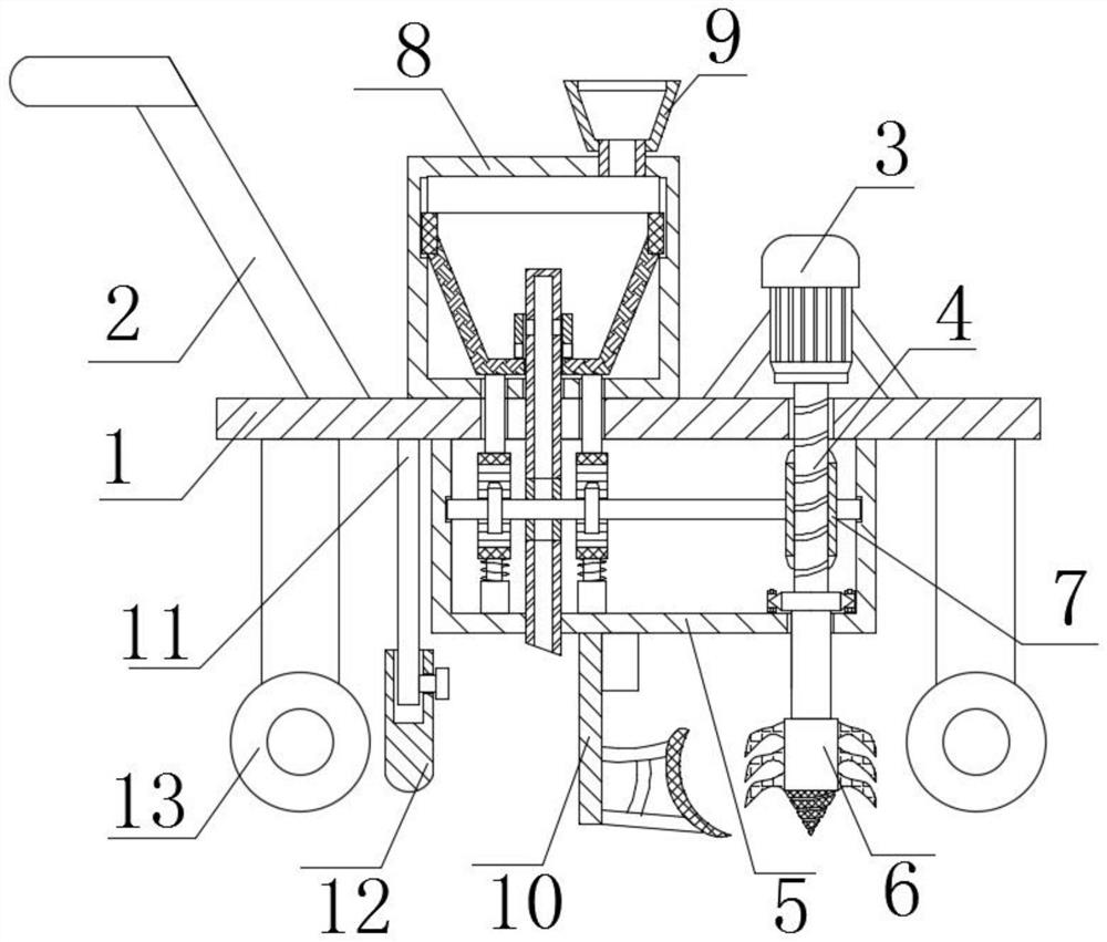 A small seeding device for growing Trichosanthes