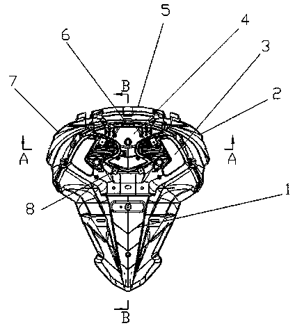 Motorcycle tail lamp assembly and motorcycle with same