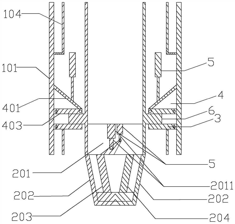 Suction drill bit device for suction hole forming in coral sand and construction method