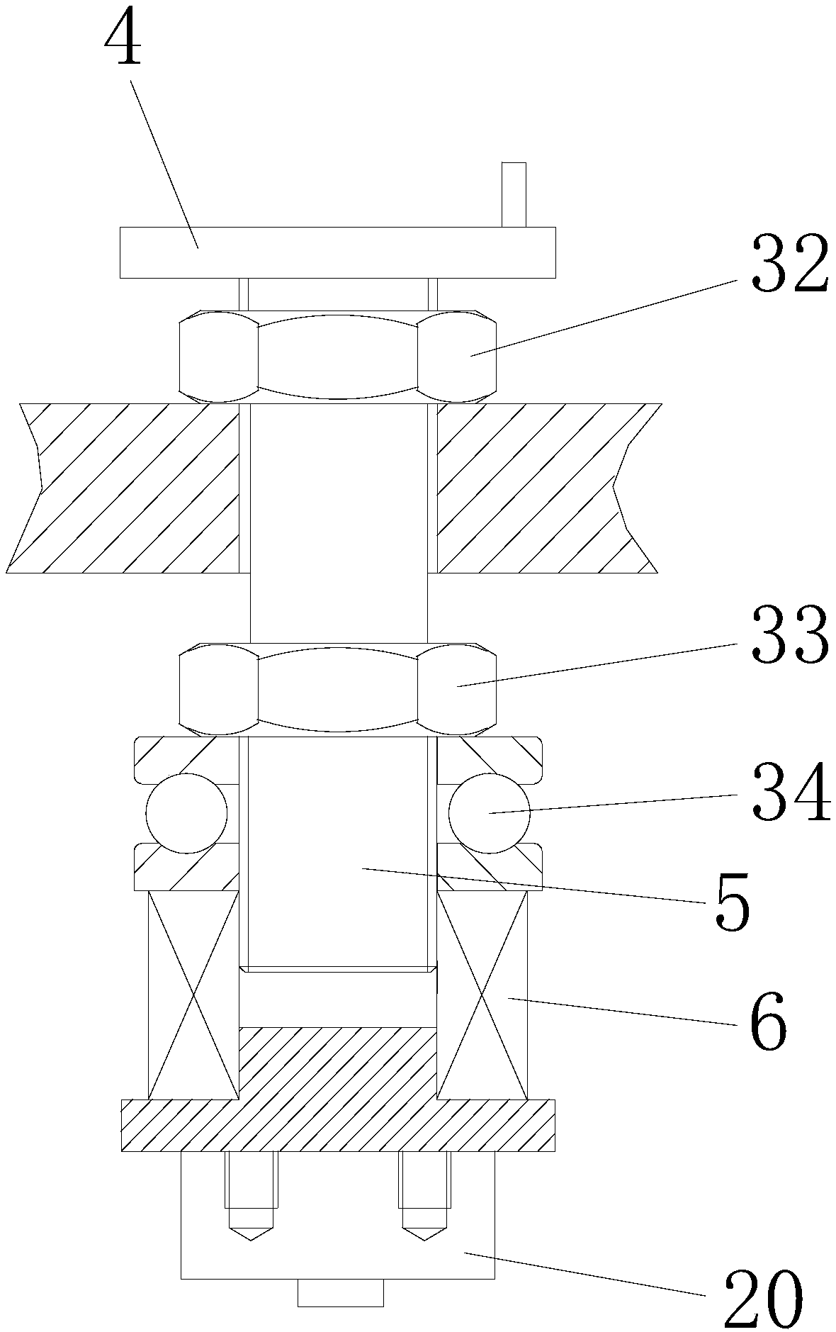 Device and method for testing friction and wear of falling tower ring block