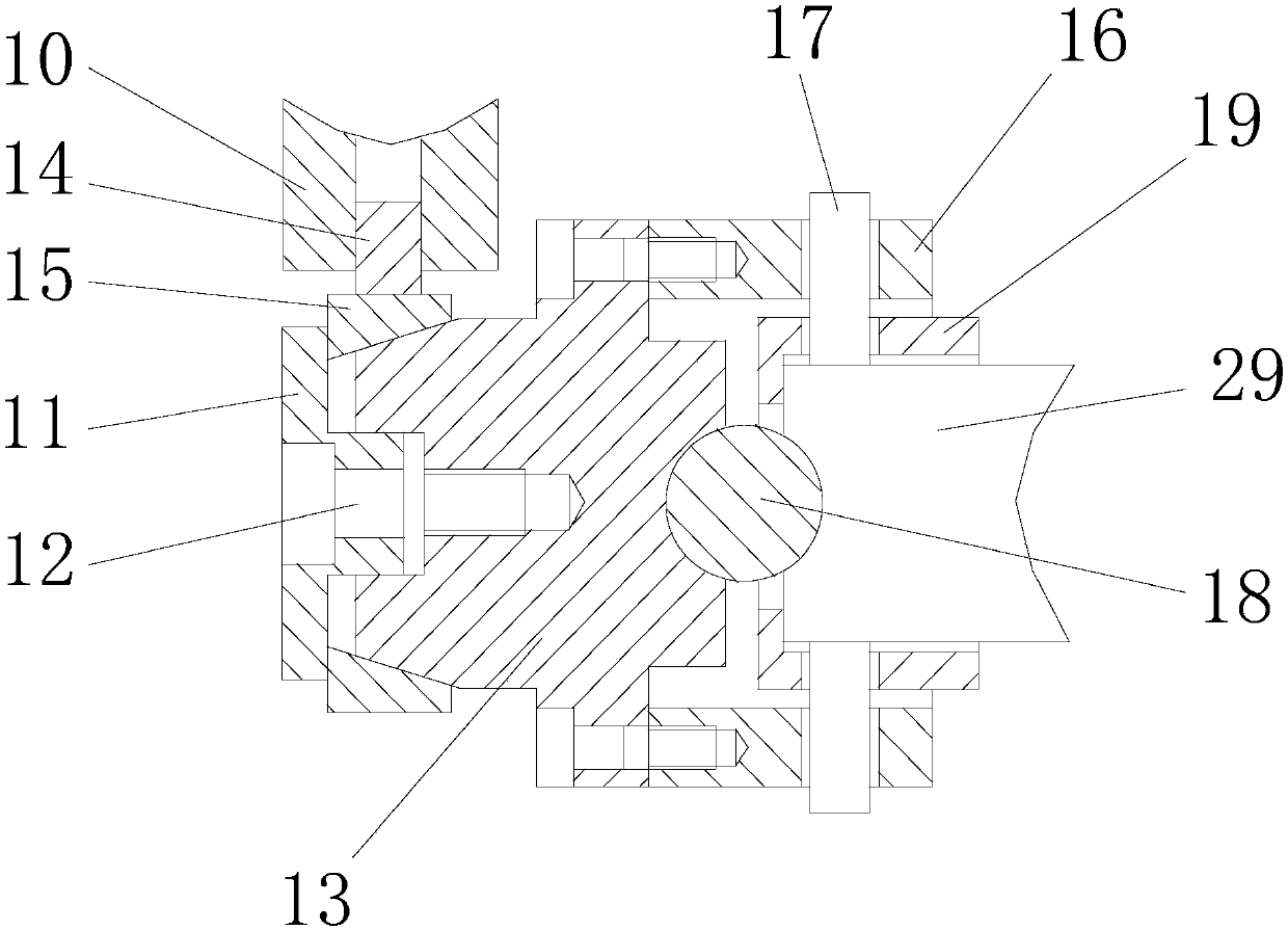 Device and method for testing friction and wear of falling tower ring block