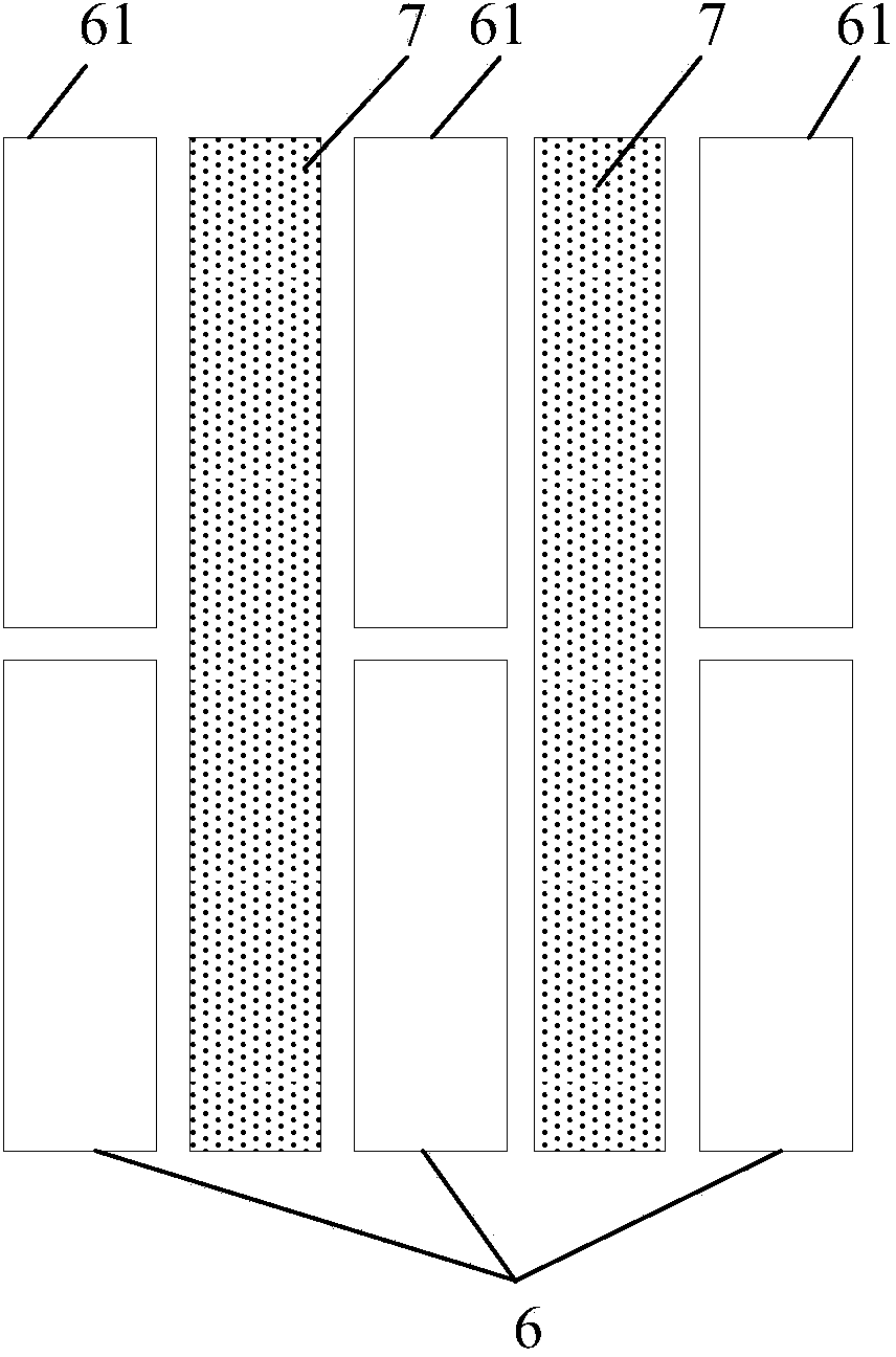 Array substrate, capacitive touch screen and touch display device