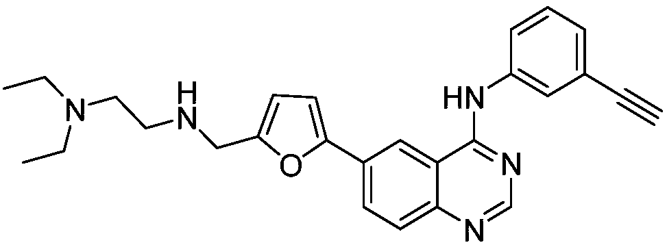 Dialkyl amino quinazoline compound and application thereof to preparation of anti-tumor medicines