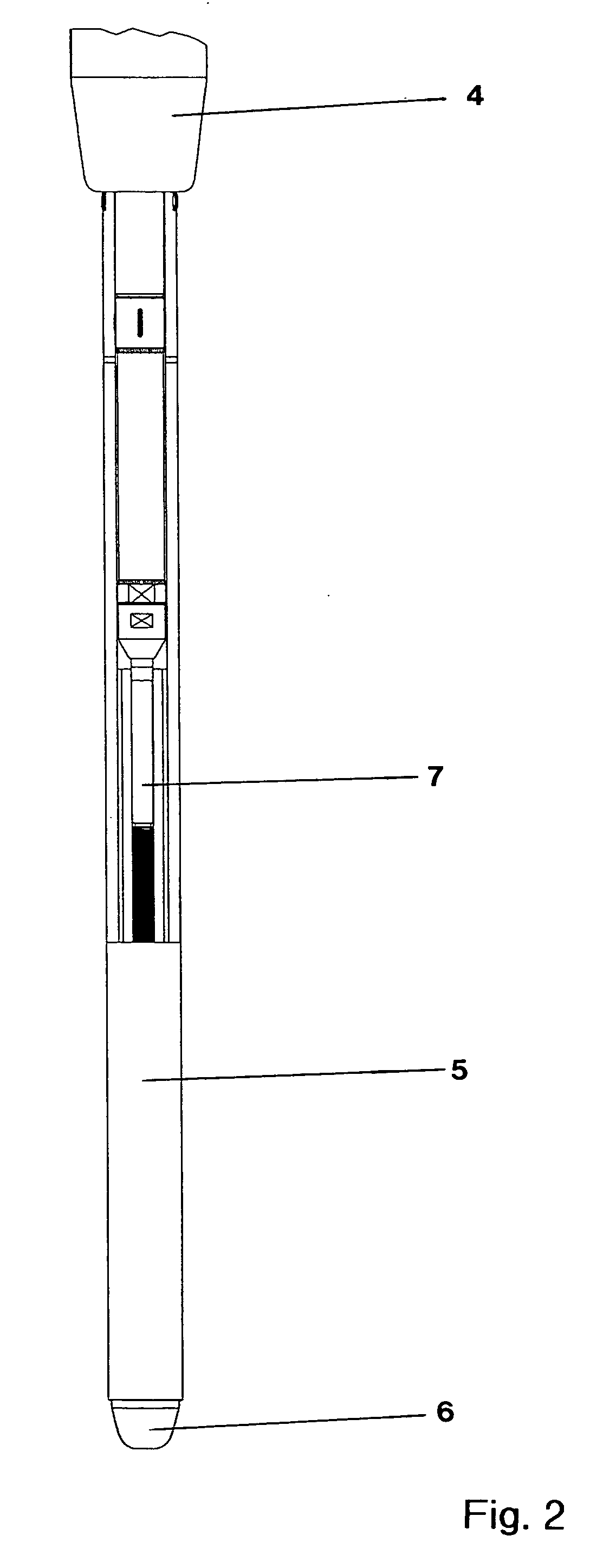 Device for performing measurements and/or taking samples in molten metals