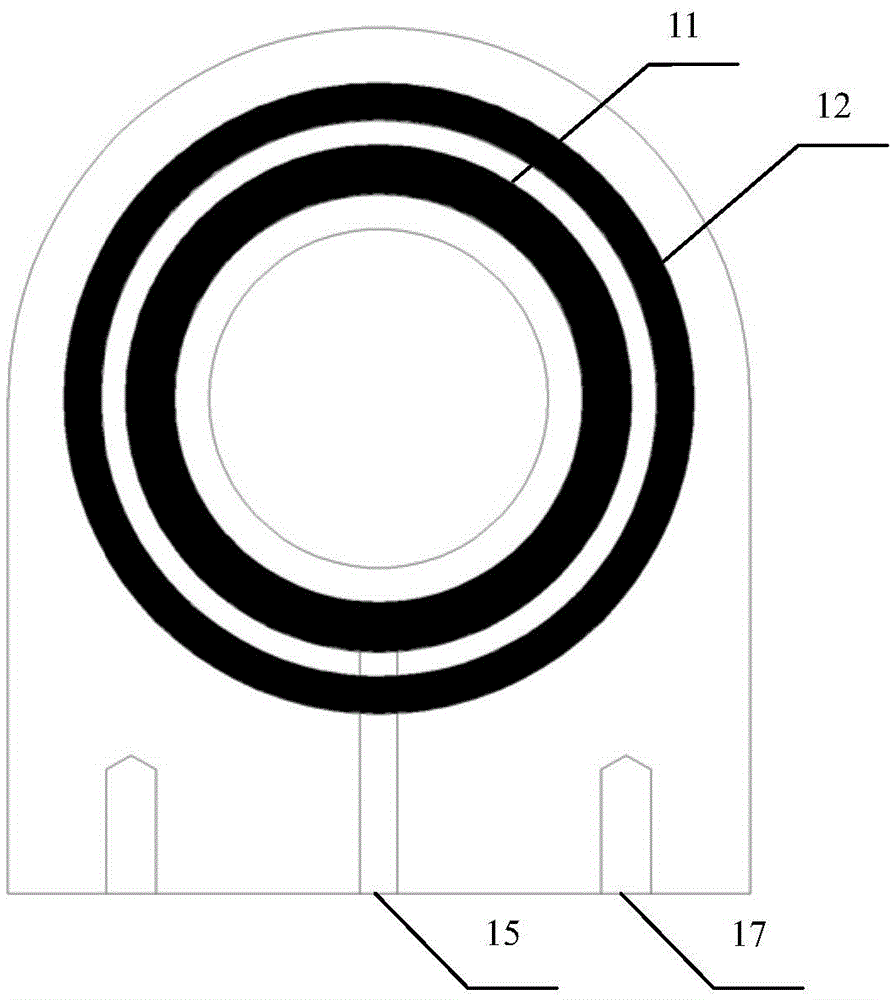 A transparent heating furnace