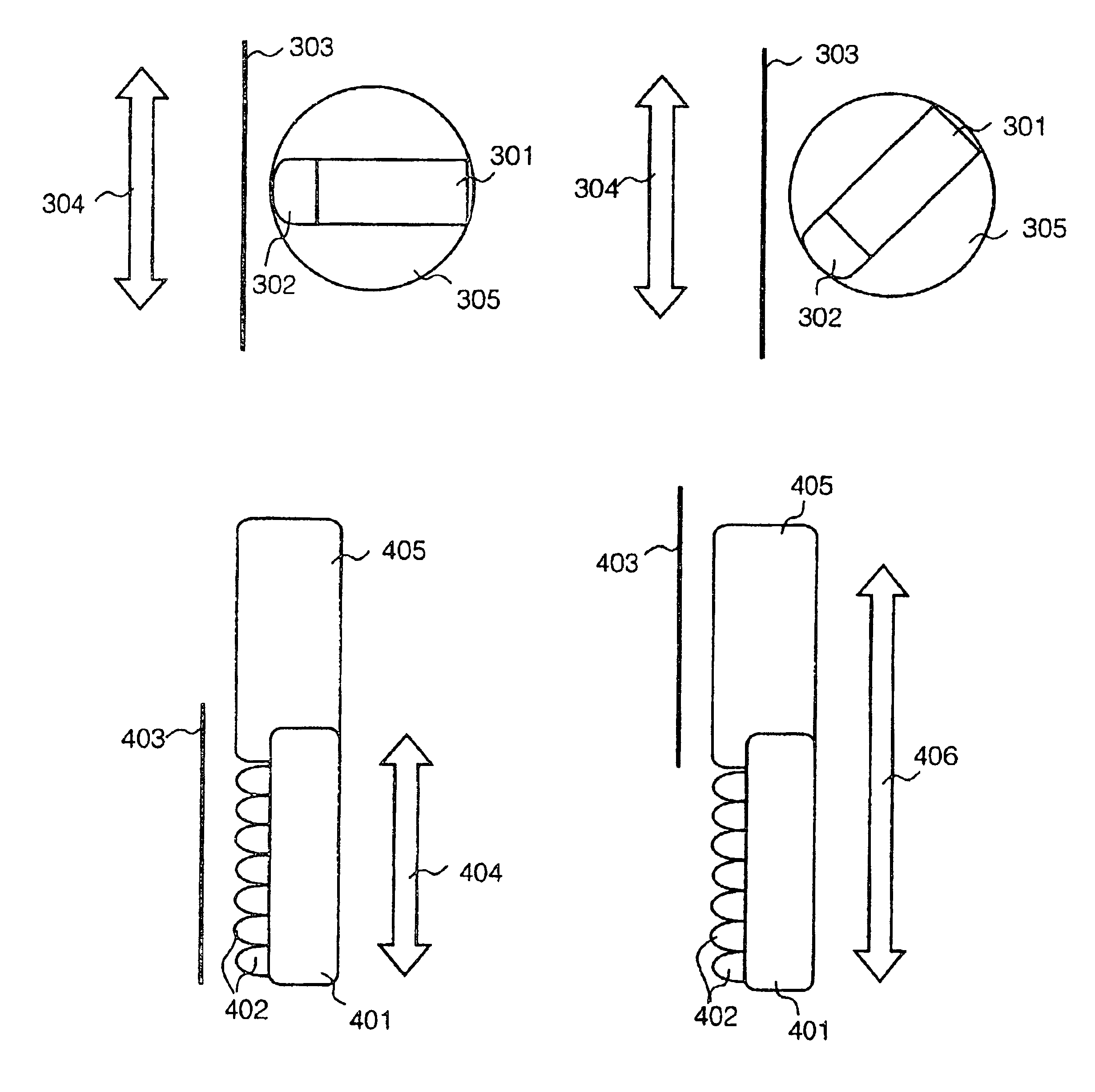 Method and apparatus for reducing read/write head wear while maintaining tape path and tension during search mode