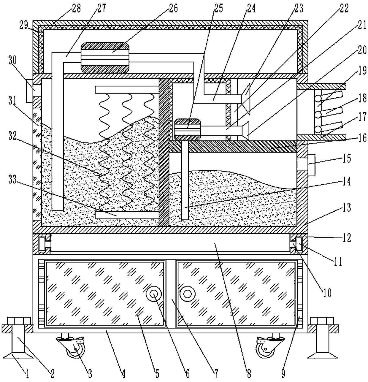 Humidification device facilitating adjusting humidity for research and development of biotechnology