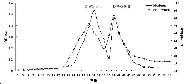 Wheat antioxidant peptide and preparation method thereof