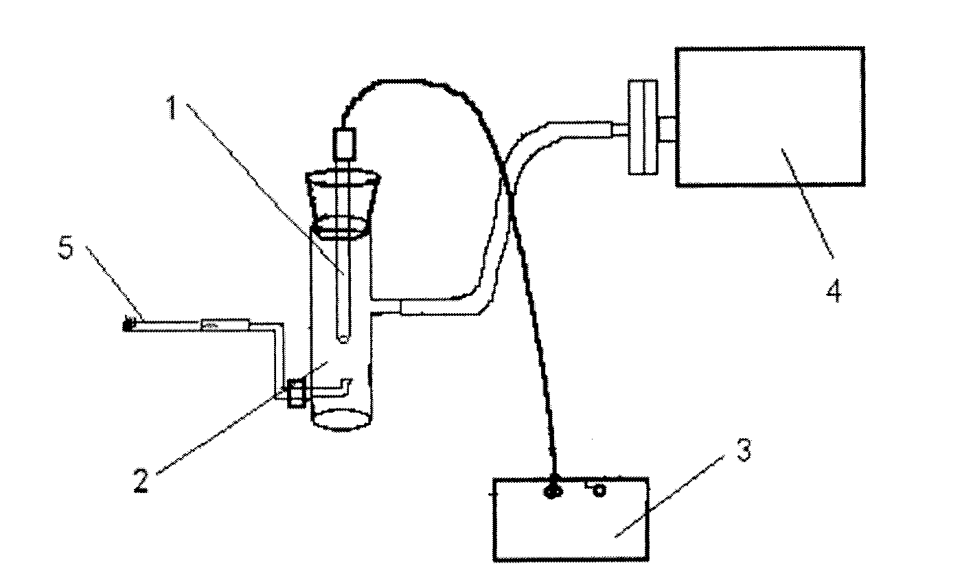 Method for online measurement of pH of cigarette main stream smoke in real time
