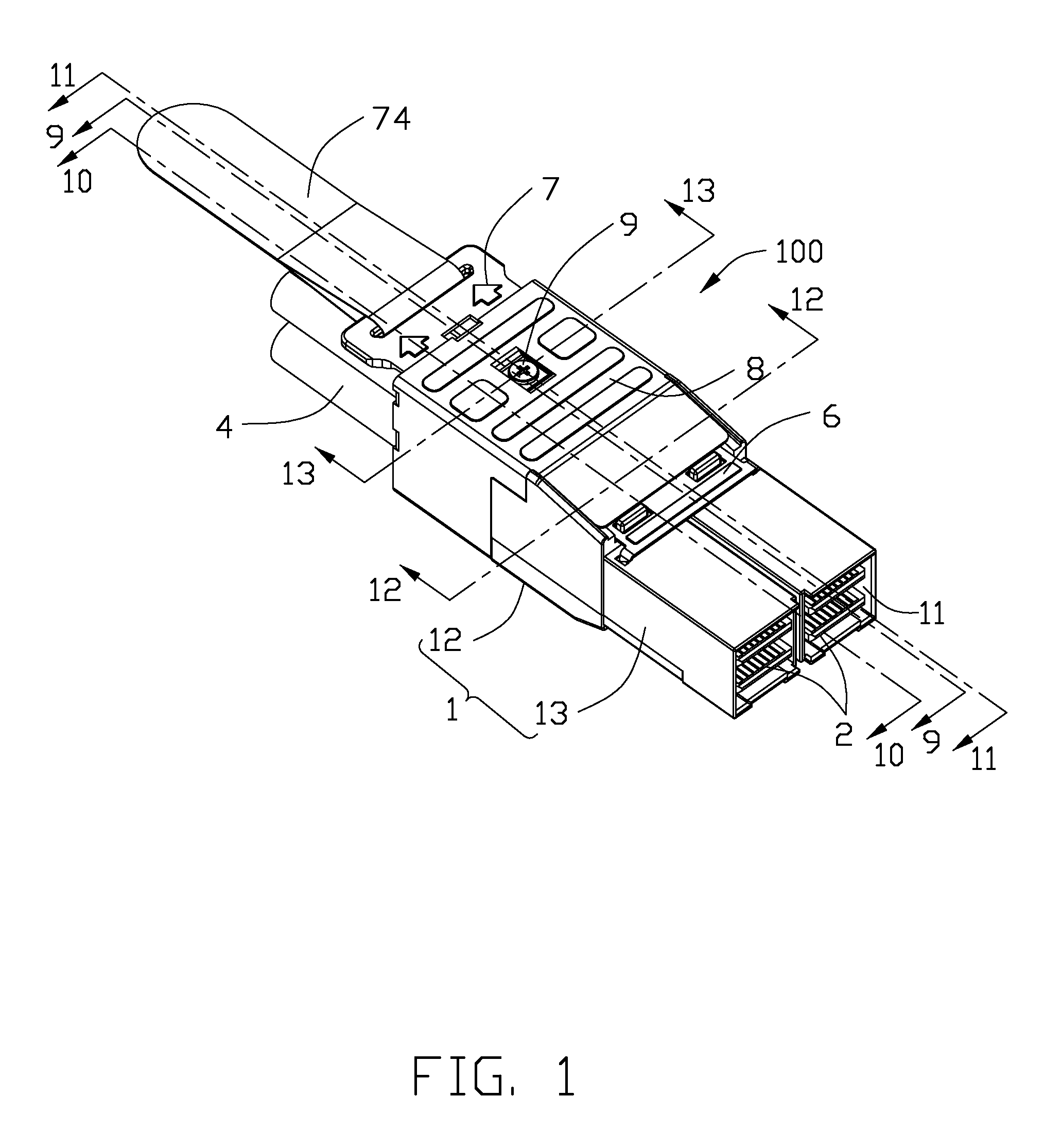 Electrical connector assembly having engaging means for providing holding force