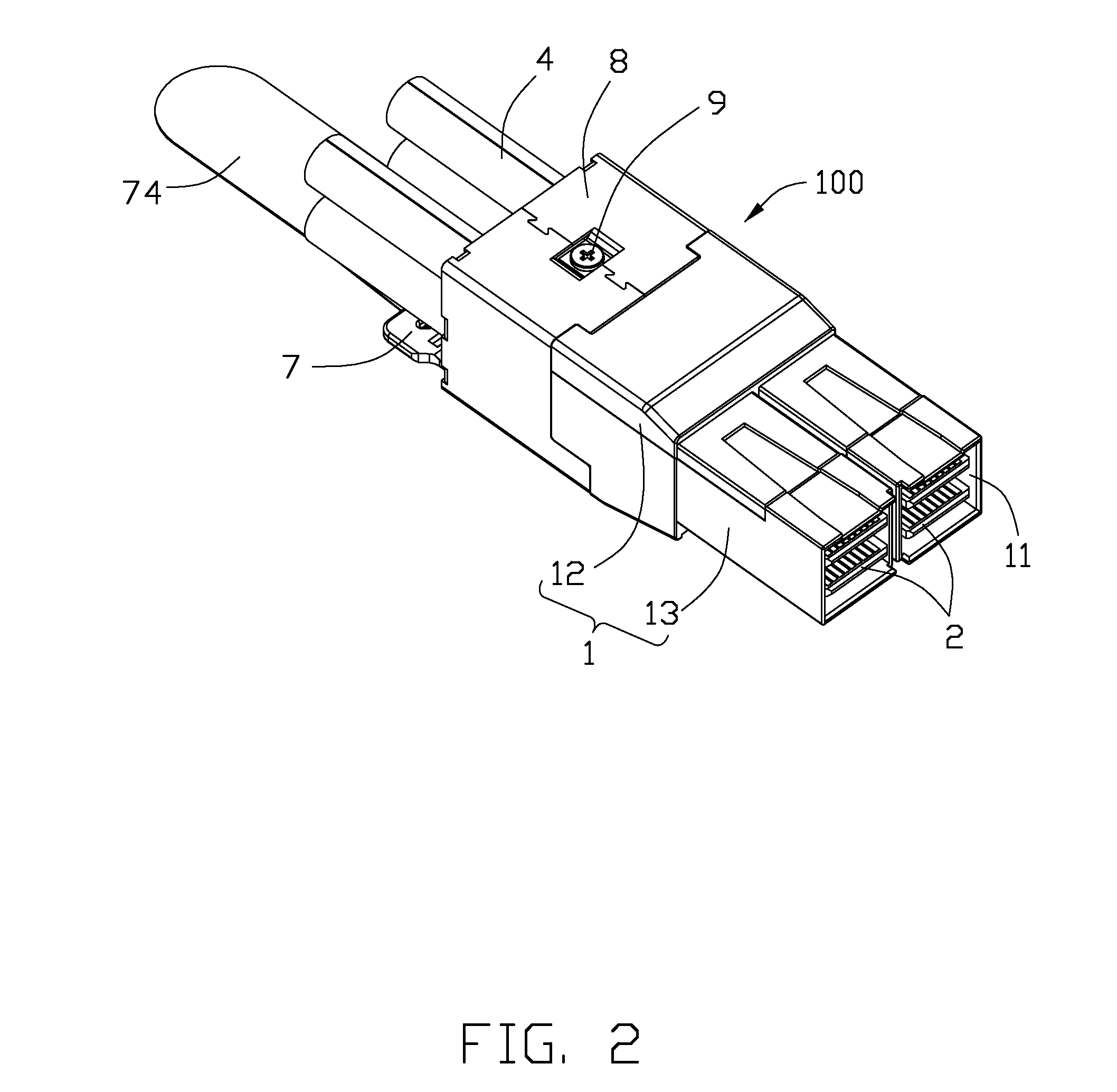 Electrical connector assembly having engaging means for providing holding force