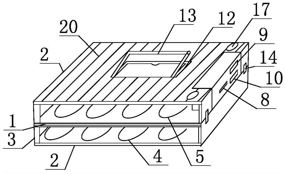A monitorable egg storage rack and method of storing eggs