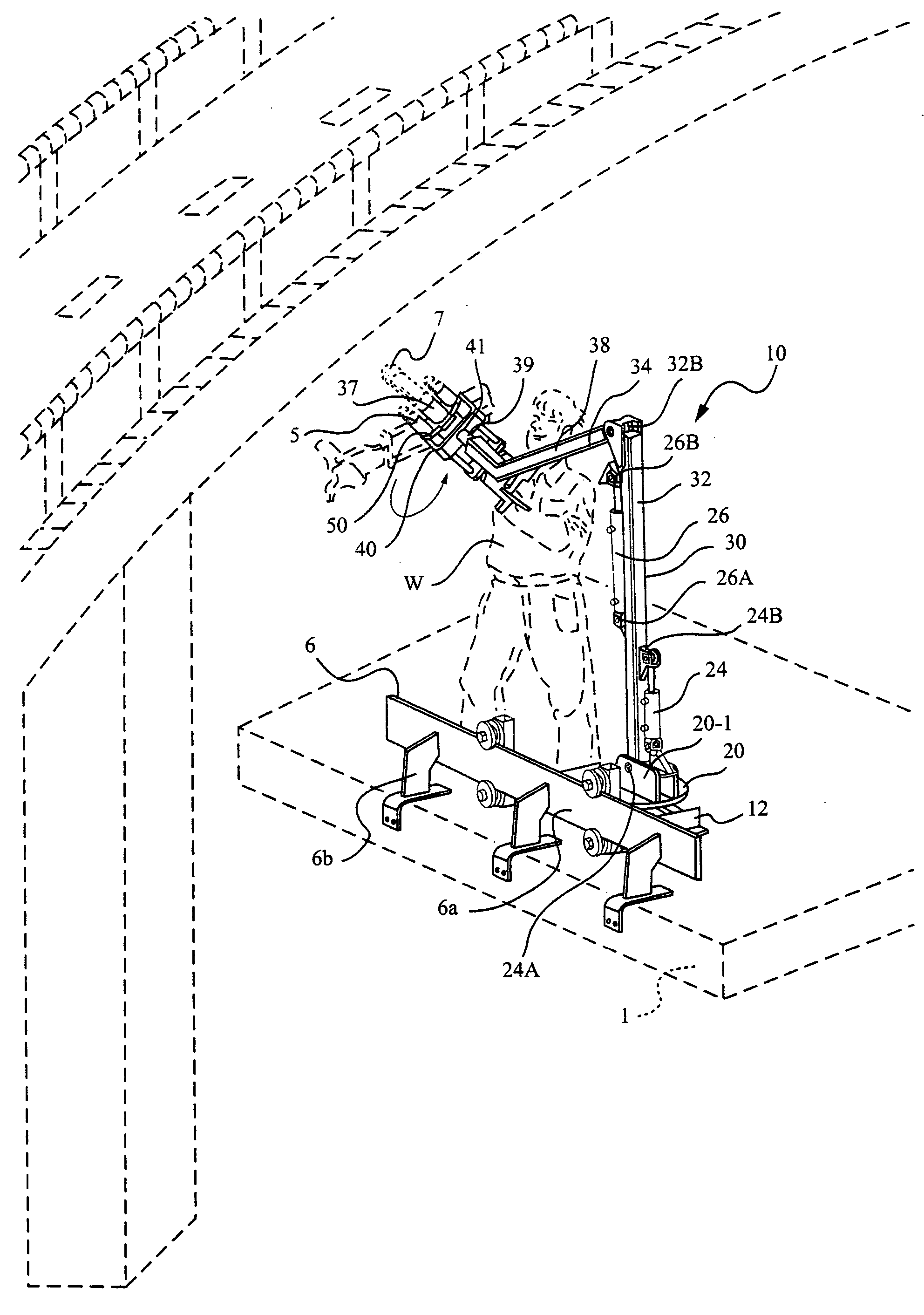 Power-assisted multidirectional jackhammer positioner