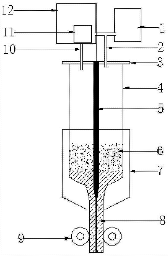 A method for preparing an optical fiber preform and drawing an optical fiber