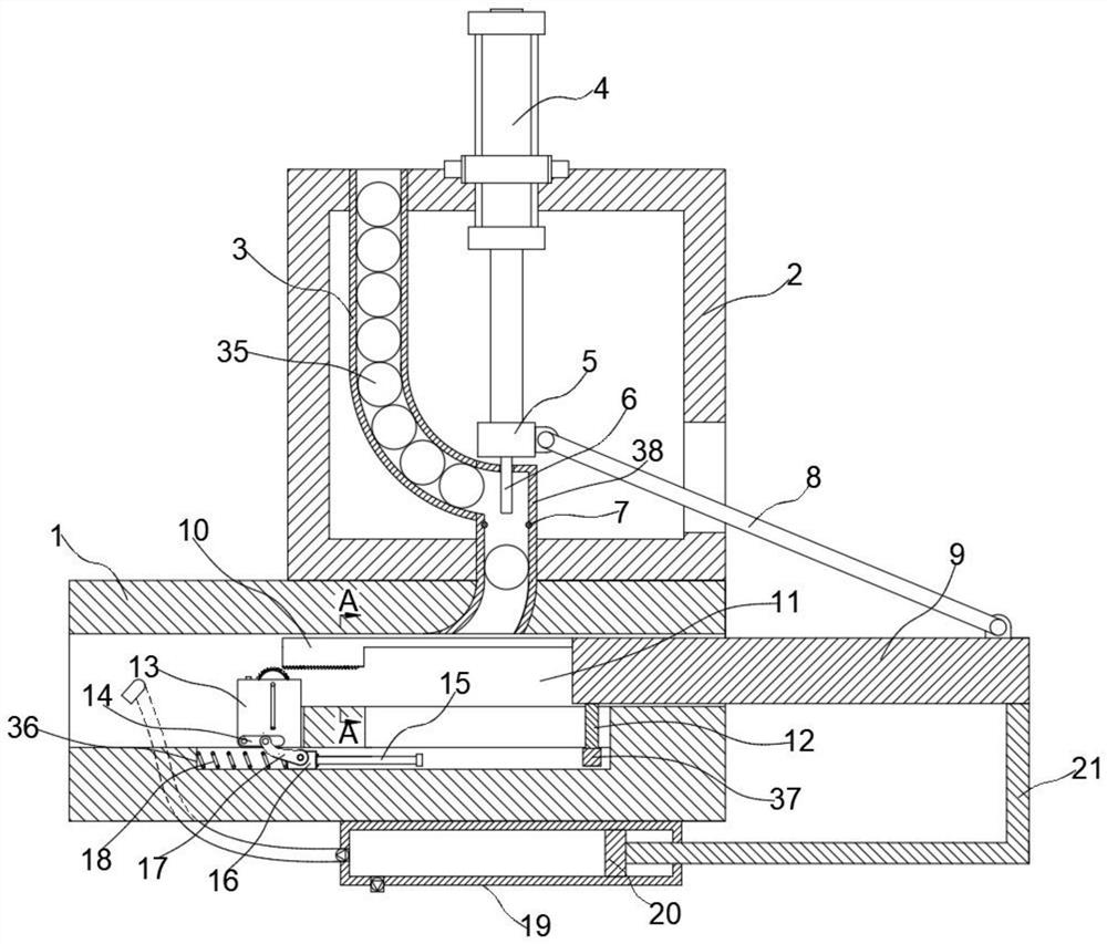 Surface burr removing device for mechanical part