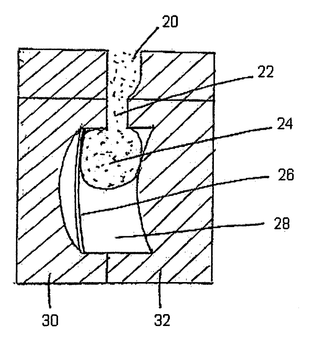 Process to mold a plastic optical article with integrated hard coating