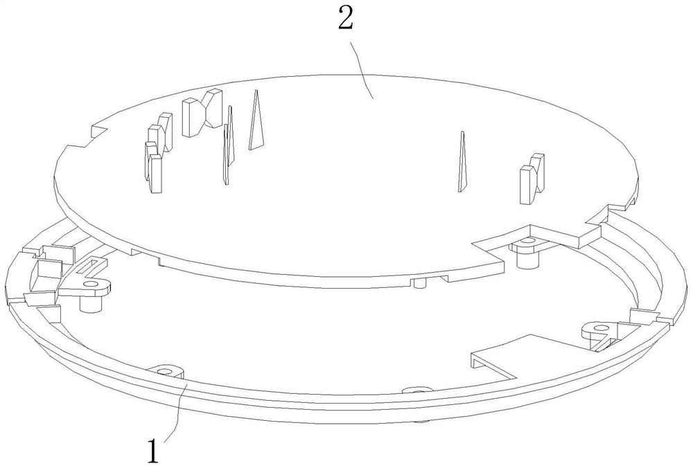 Self-shearing cover plate assembly for rapid winding arrangement