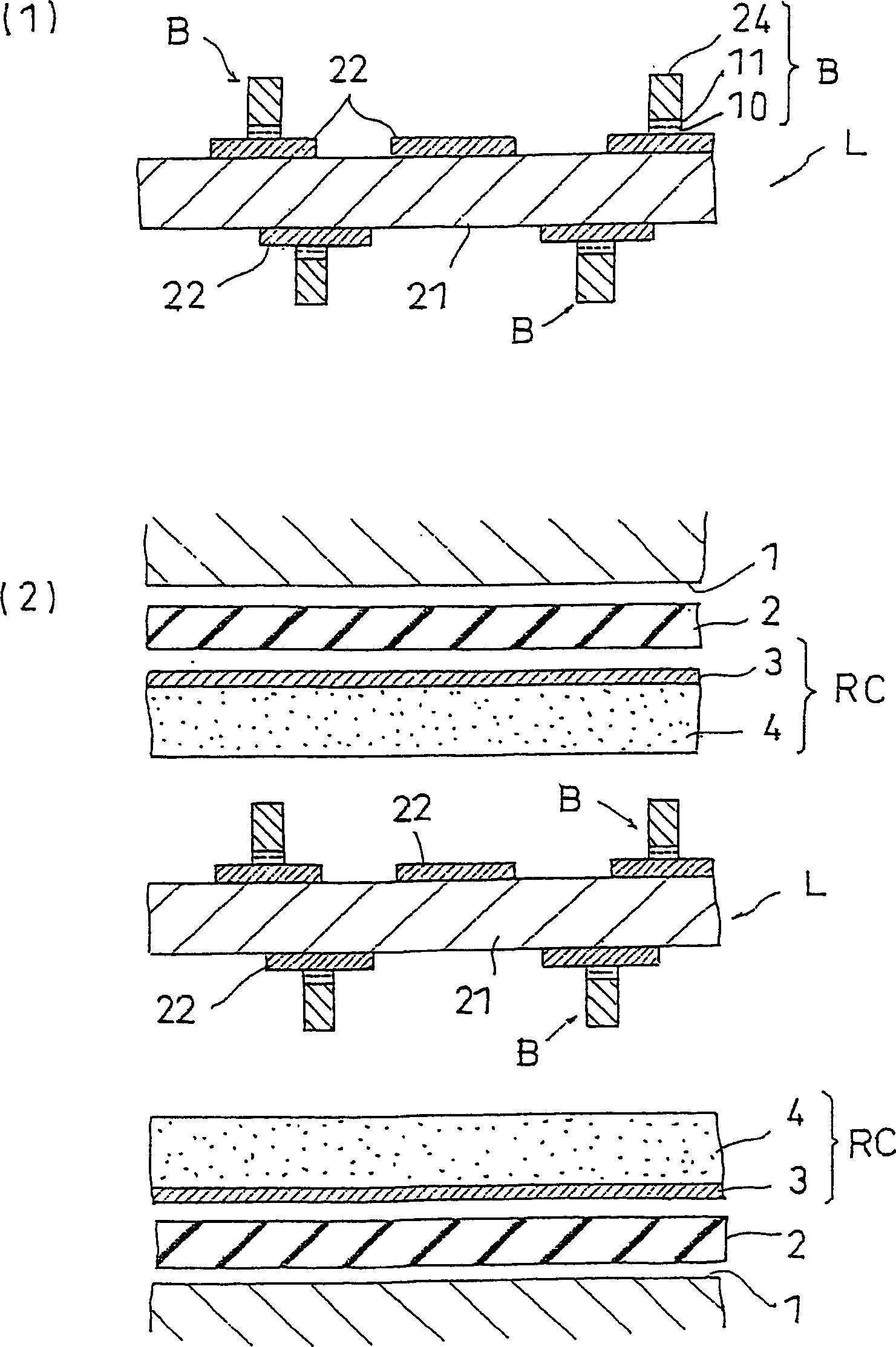 Interlayer connection structure and its building method