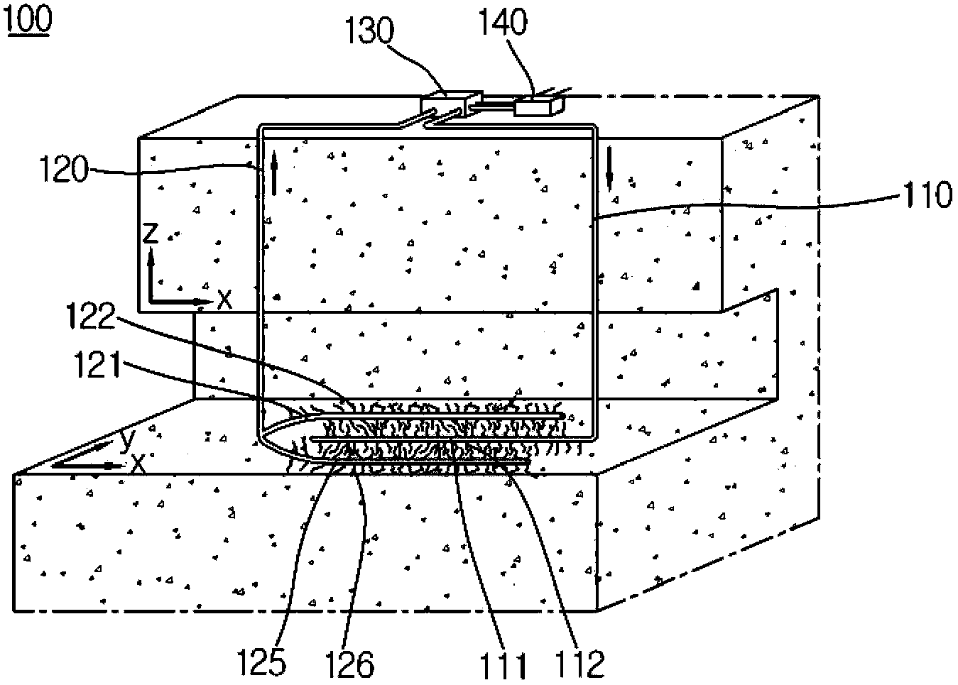 Deep well system used for enhanced geothermal system and boring method thereof