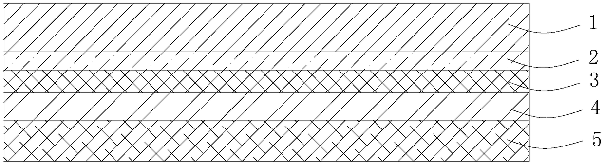 A reflective electromagnetic shielding film for FPC and a preparation method thereof