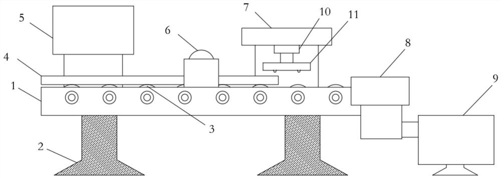 Batch stamping equipment for outer chain plates of chains