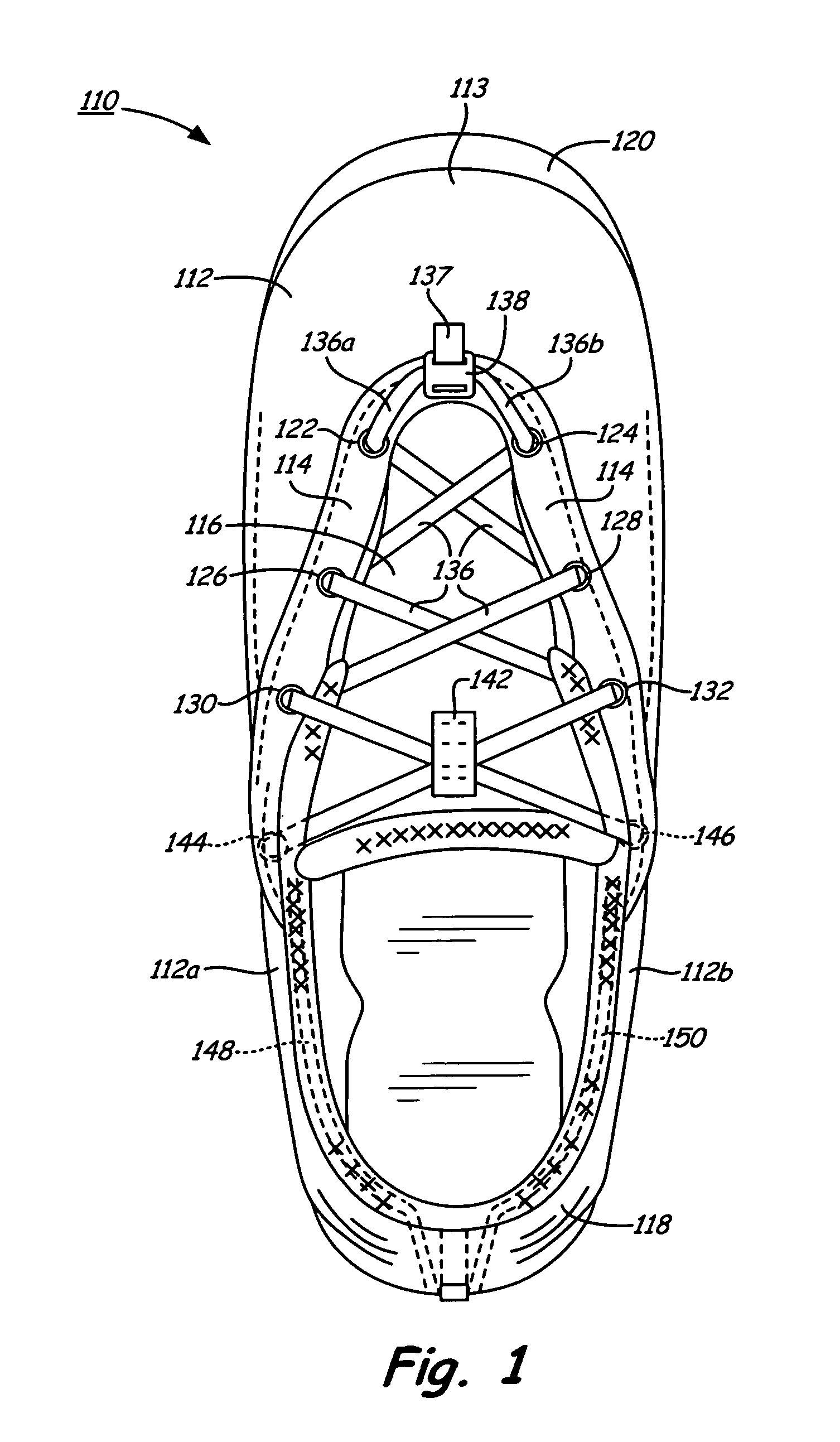 Automated tightening shoe