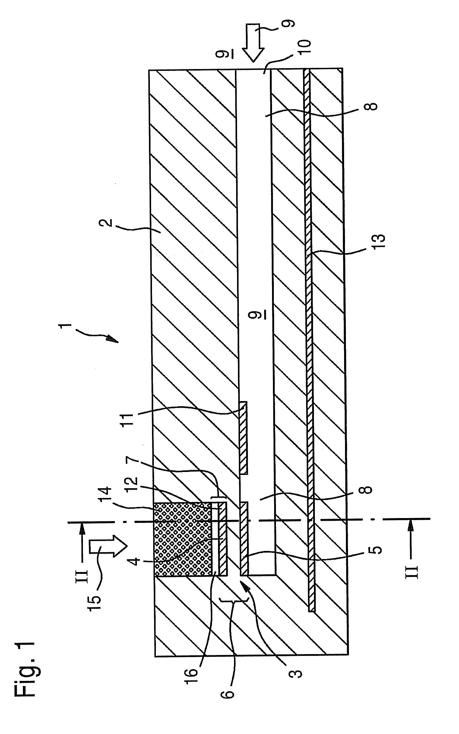 Solid-electrolyte gas sensor element, including a pump cell and a reference gas channel