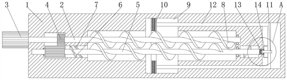 Extruder structure for double-wall corrugated pipe