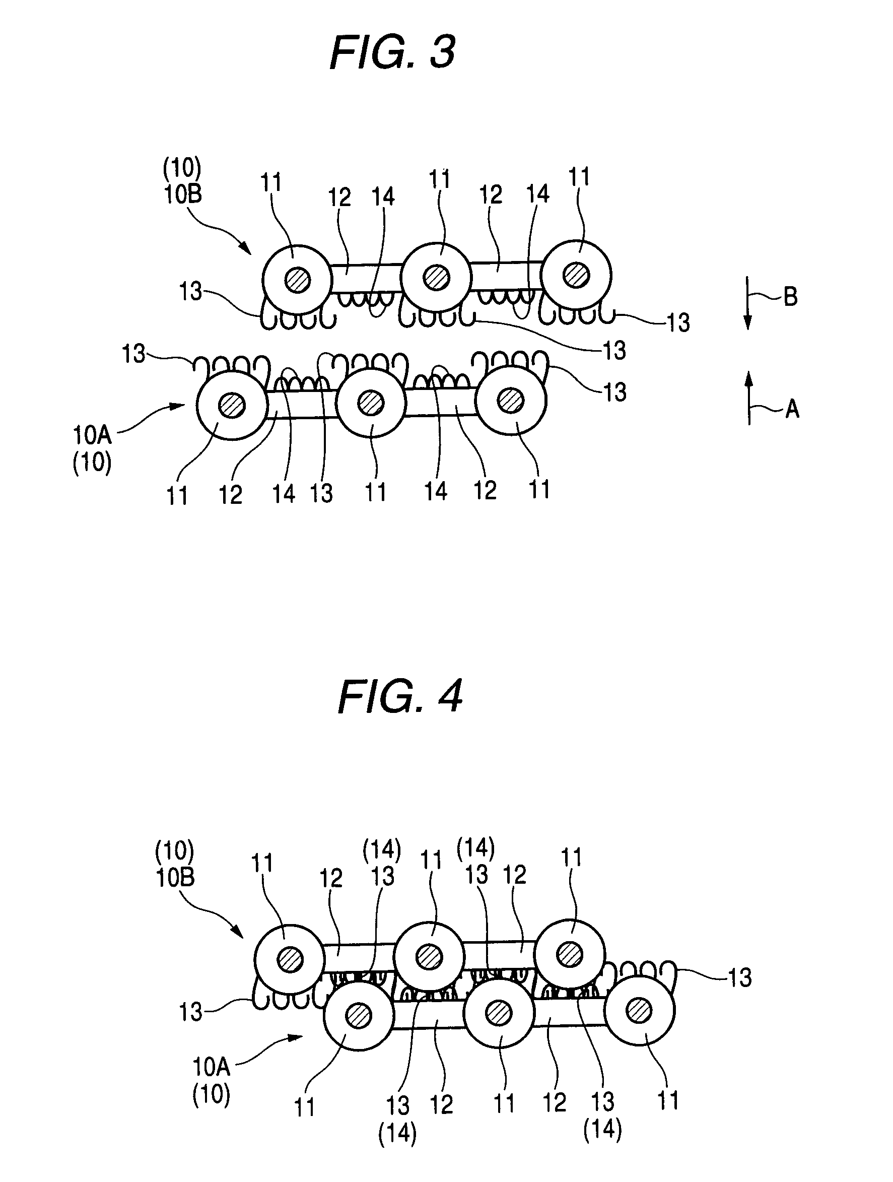 Wire harness including hook and loop shaped attaching members and a method of attaching a wire harness using the same