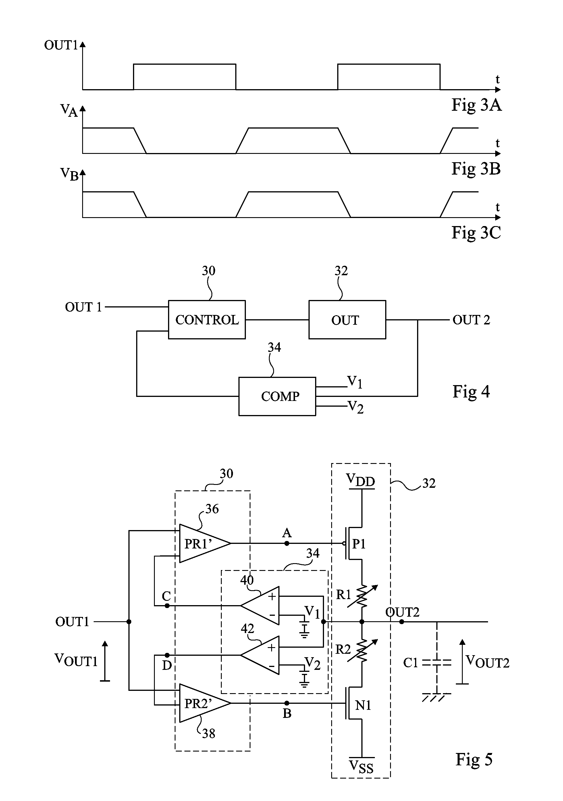 Buffer Circuit for a Capacitive Load of High Value