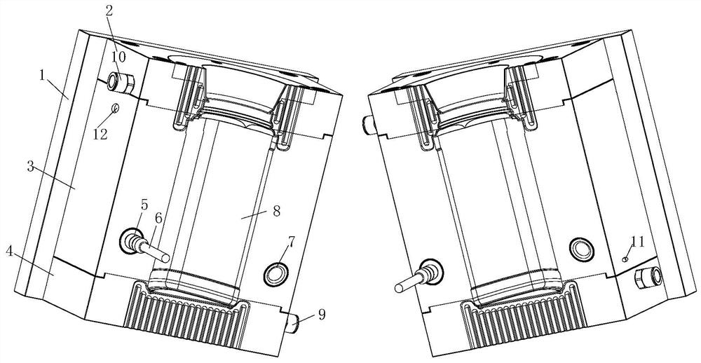 PET bottle preform mold