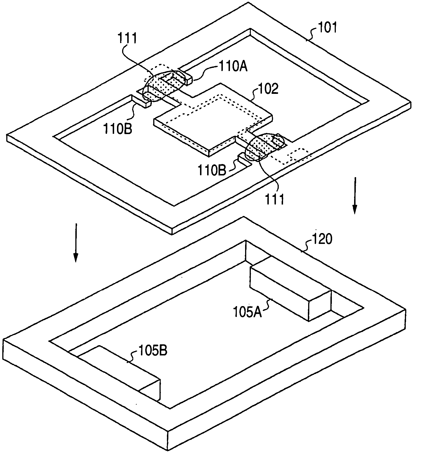 MEMS mirror device and optical disk apparatus