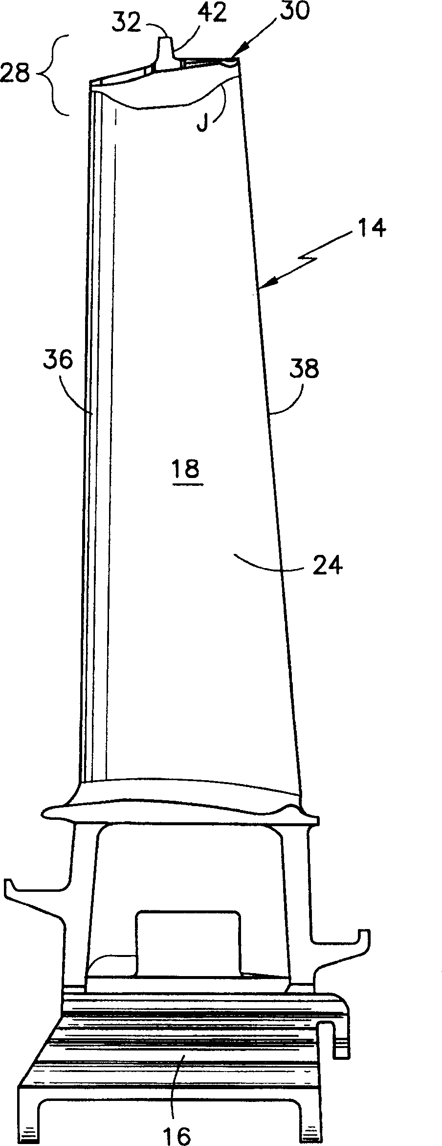 Rotor blade for a rotary machine