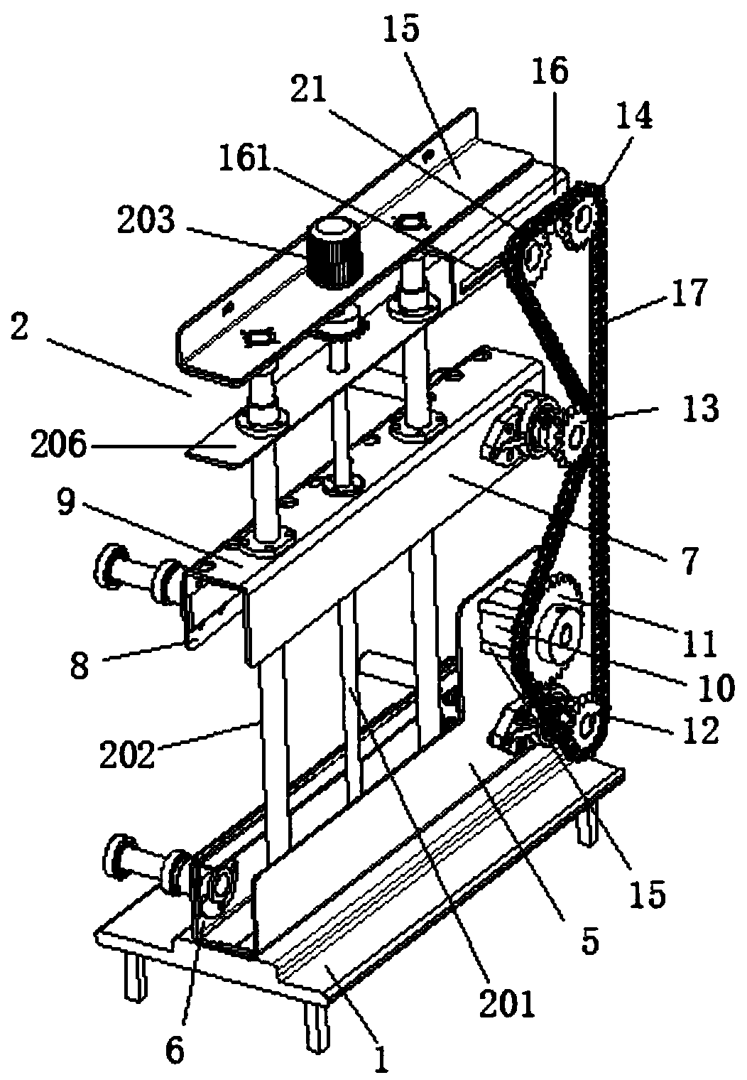 Liftable belt conveyor with double conveying belts for coal mining