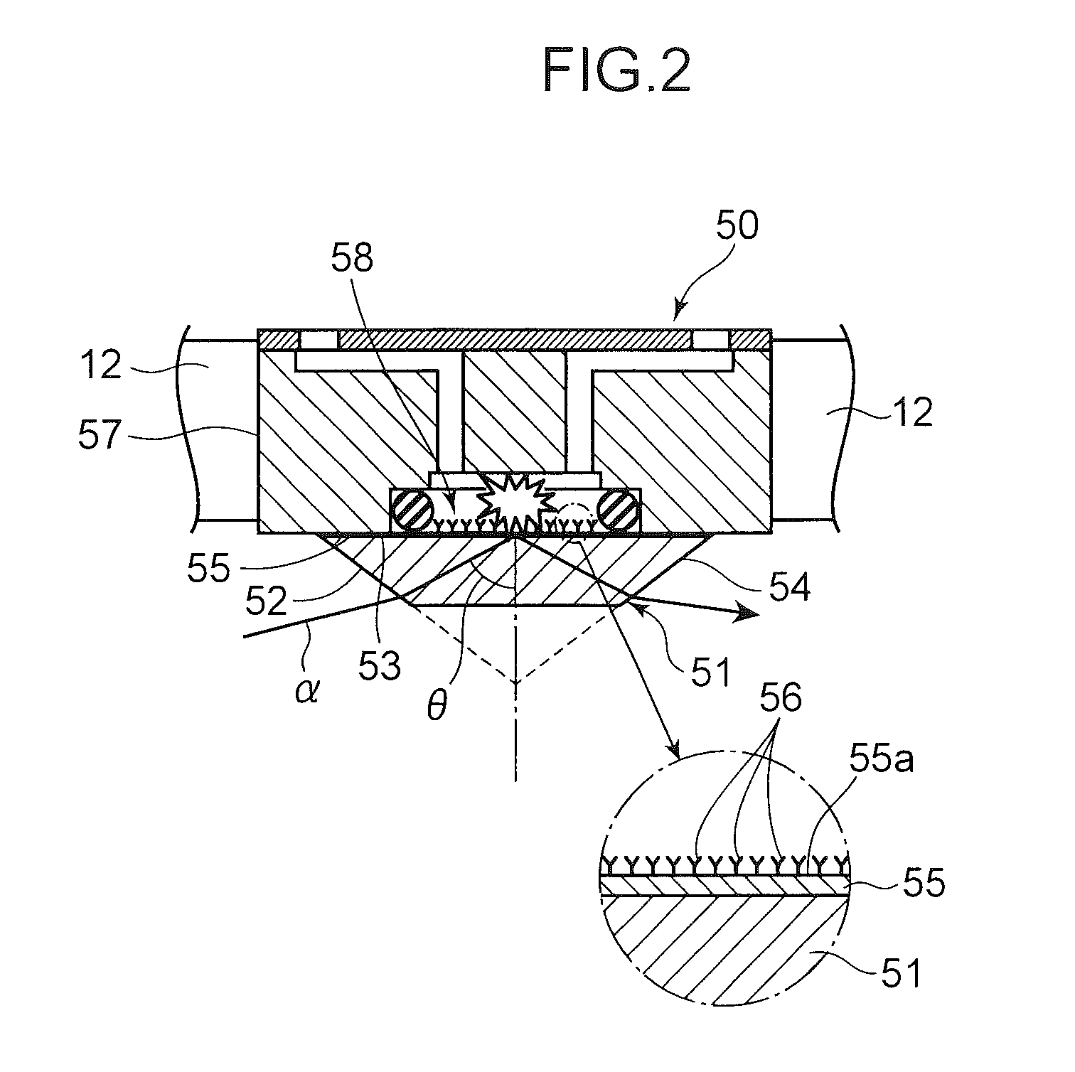 Surface plasmon resonance fluorescence analysis device and surface plasmon resonance fluorescence analysis method