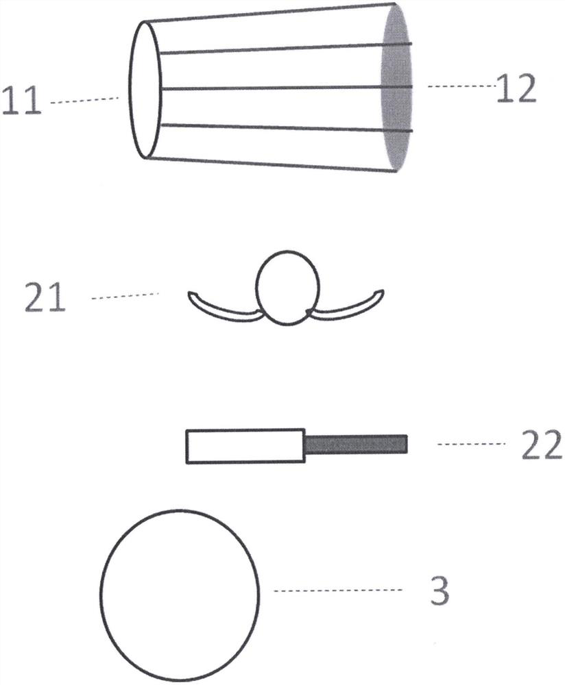 Caliber-adjustable circular knife