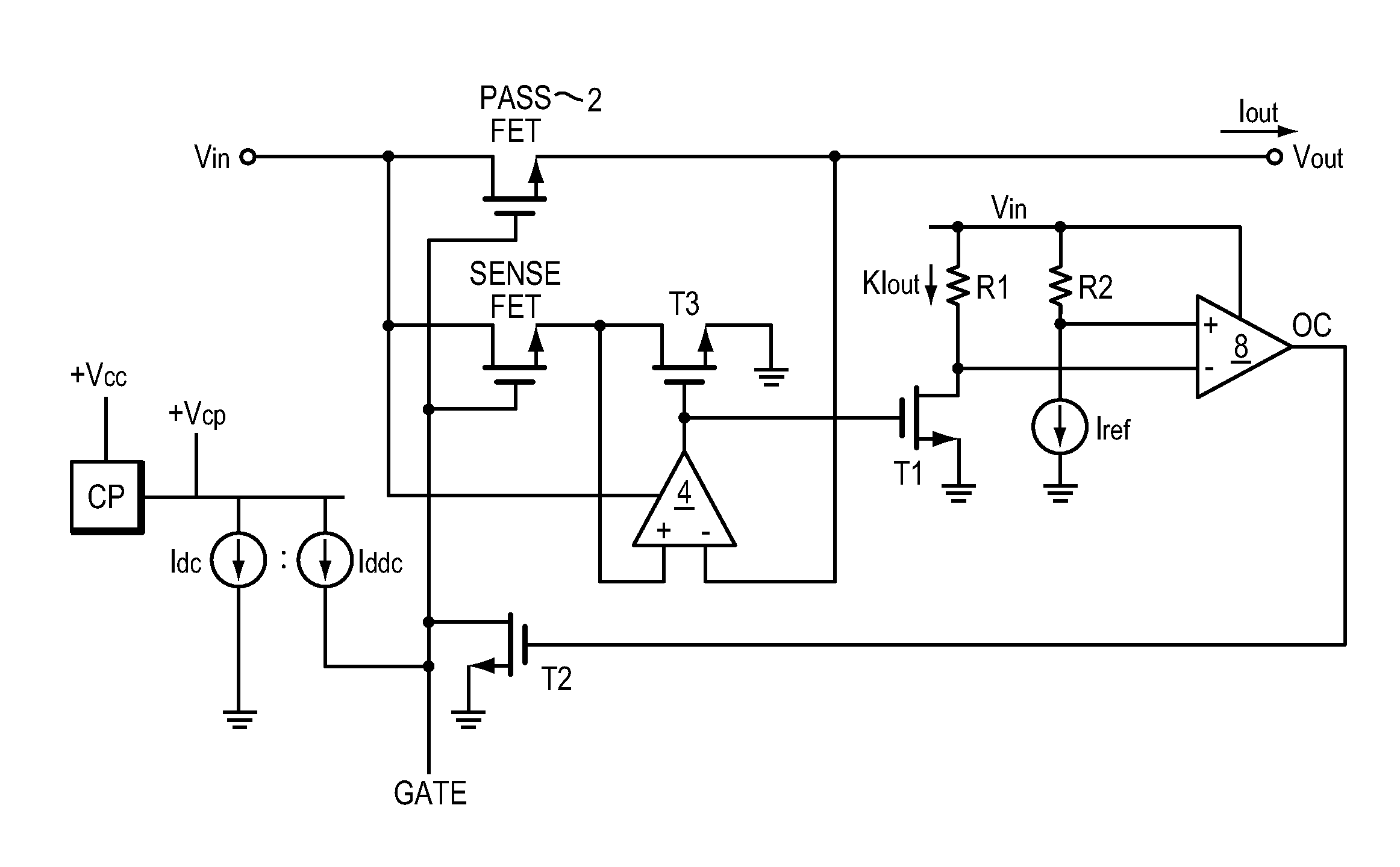 Hot swap controller with zero loaded charge pump