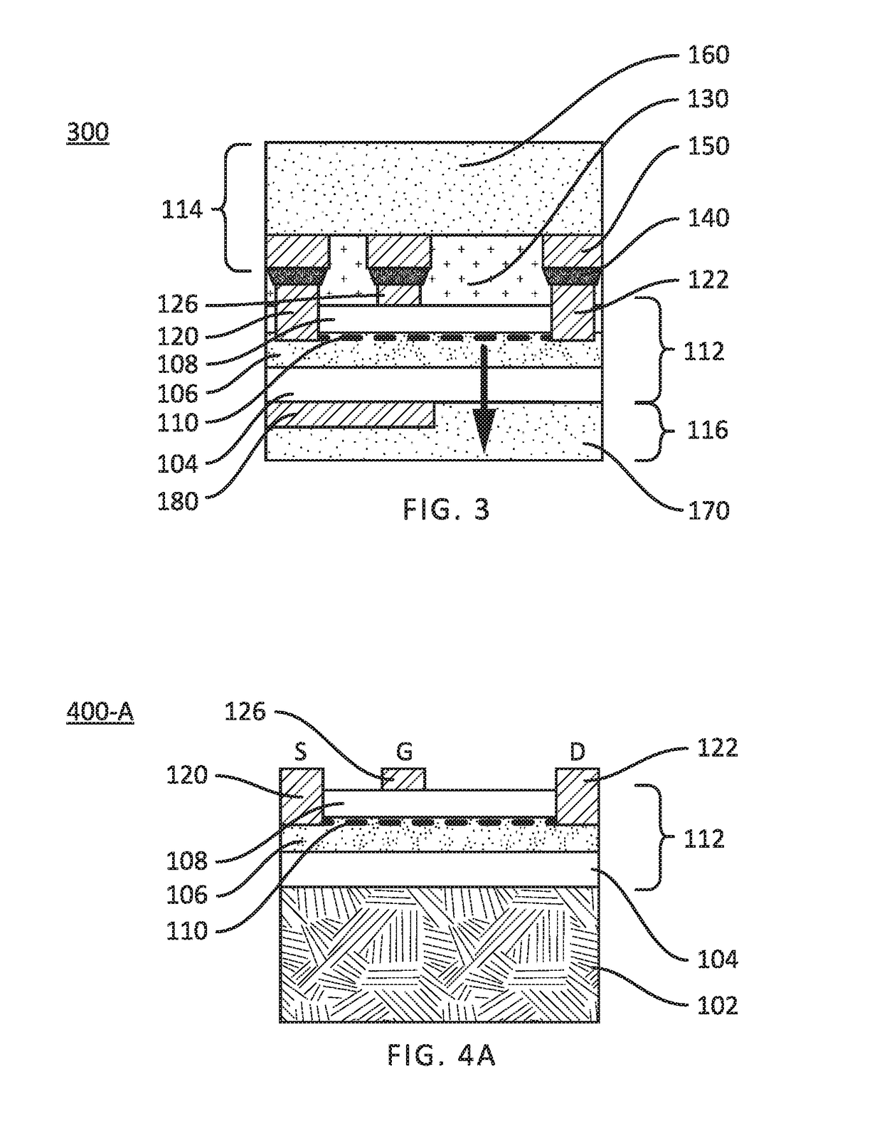 GaN semiconductor device structure and method of fabrication by substrate replacement