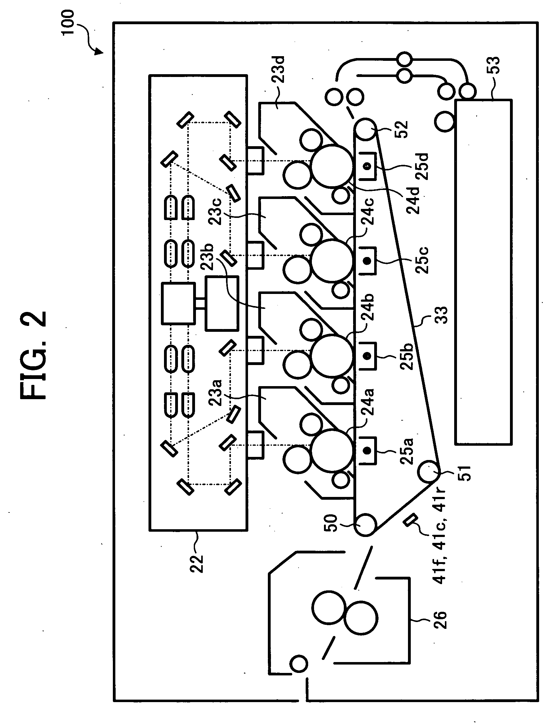 Apparatus, method, and program for color image forming capable of efficiently correcting displacement