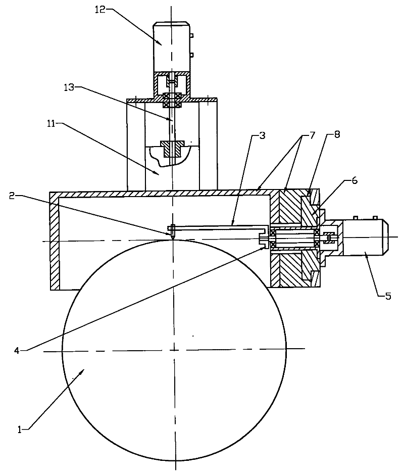 Numerical control groove grinding machine with numerical control grinding wheel trimming device