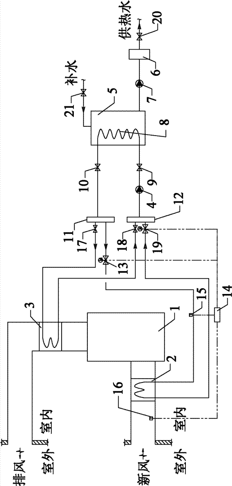Waste heat recovery system with air-cooled air compressor and dual heat exchangers