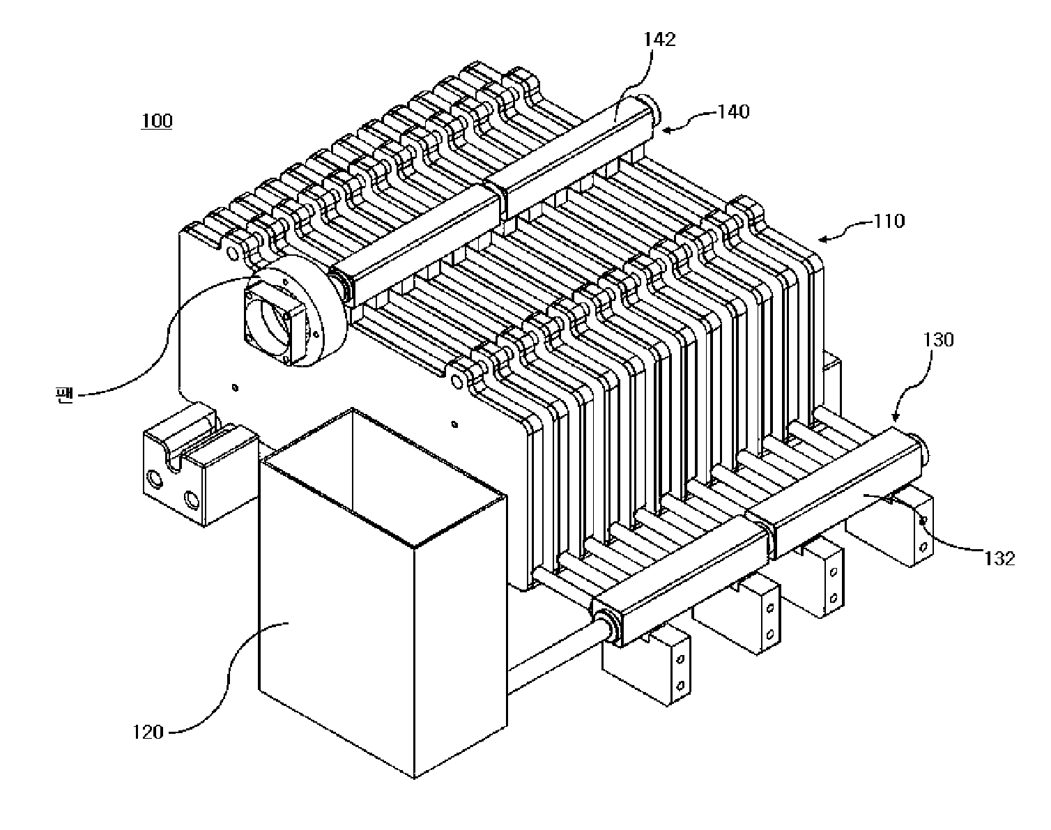 Air-metal secondary battery unit and air-metal secondary battery module including same