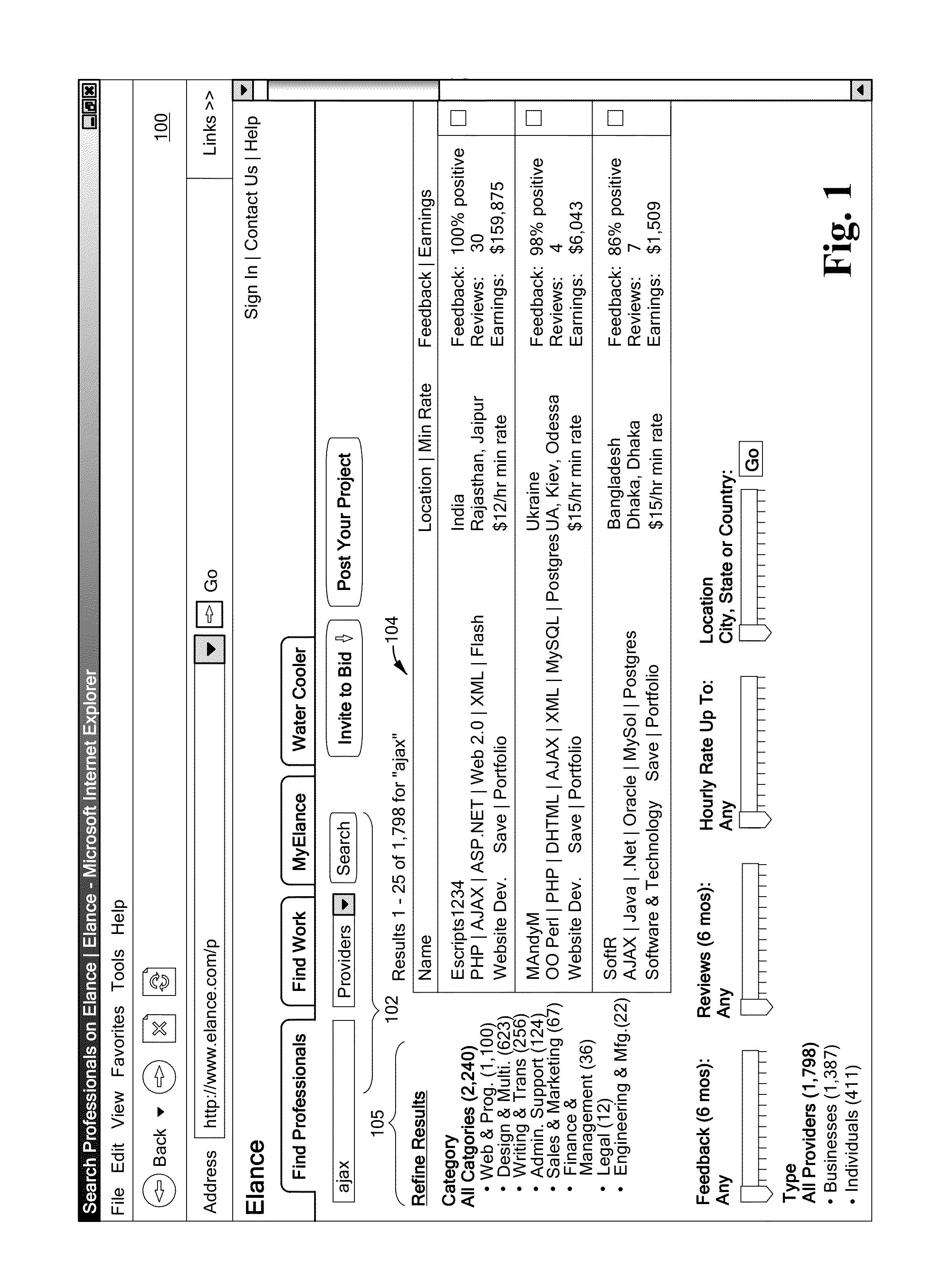 Method of and a system for ranking members within a services exchange medium